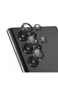 Nettech  Samsung Galaxy S25 Ultra Uyumlu Safir Lens Kamera Cam Koruyucu - Siyah - 1