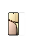 Nettech  Realme C65 Uyumlu Kılıf Dostu Cam Ekran Koruyucu (Şeffaf) - 1