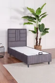 Kilim Mobilya  Premium Bamboo Sleepy Baza Başlık Gri Ikili Set (YATAK DAHİL DEĞİLDİR) 120X200 - 1