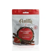 Perlitta Çilekli Sütlü Çikolatalı Stick 80 Gr. (1 Paket) - 1