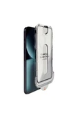 Nettech  İphone 16 Pro Uyumlu Kolay Uygulama Aparatlı Proof Dust Tools Hd Full Cam Koruyucu - Şeffaf - 1