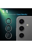Nettech  Samsung Galaxy S25 Uyumlu Safir Lens Kamera Cam Koruyucu - Siyah - 2