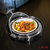 Lava Döküm Yuvarlak Gastronomi Küvet Ölçü 30 cm.  Kırmızı - 7