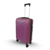 Vegmann Tartılı Scavel Violet Orta Boy Valiz - 1