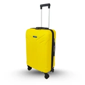 Vegmann Tartılı Scavel Sarı Büyük Boy Valiz thumbnail 1