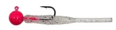 Kendo Hook Worm Jighead+Lrf Silikonu 2gr+4.5cm 5 Adet Head Pink+Silver Glitter - 1
