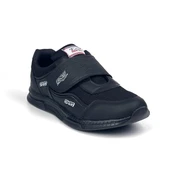 Kadın Siyah Bağcıksız Cırtlı Hafif Rahat Günlük Sneaker Spor Ayakkabı - 3