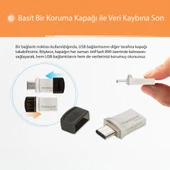 Transcend TS256GJF890S 256GB Type-A&C OTG USB3.1 Flash Bellek - 8