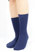 Kadın Çorabı Ter Emici Dikişsiz Extra Soft Model Soket Uzun Bambu Çorap (3 ÇİFT) Asorti Renk - 5