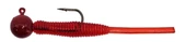 Kendo Hook Worm Jighead+Lrf Silikonu 2gr+4.5cm 5 Adet Head Red+Red - 1