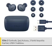 Jabra Elite 2 TWS Kulak İçi Bluetooth Kulaklık Lacivert Outlet - 3