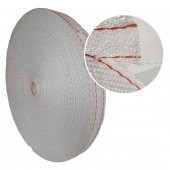 SERA KUŞAĞI FİDAN BAĞLAMA İPİ 4CM ENLİ 170 METRE UV KATKILI ÇOK AMAÇLI  POLYESTER  BRANDA SERA NAYLONU RÜZGARDAN KORUMA KUŞAĞI - 1