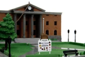 Jada 253253020 Back to The Future Clokc Tower Nano Sahne Diorama Modellemesi - 5