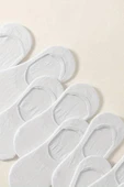 Kadın - Erkek Düz Desen (10'LU PAKET - 10 ÇİFT) Pamuklu Terletmez Babet Çorap - 5