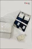 Erkek Çorap Klasik Soket Uzun Yazlık Dikişsiz 12'li HEDİYE KUTULU Premium Set - 7