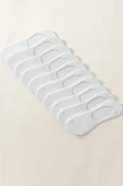 Kadın - Erkek Düz Desen (10'LU PAKET - 10 ÇİFT) Pamuklu Terletmez Babet Çorap - 8