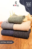Kışlık Yün Termal Erkek Çorap 5'li Set Dikişsiz Lambswool - 3