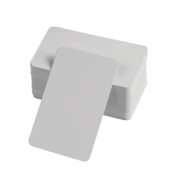 Periboia Boş Kelime Kartları 5x8 cm - 50 Adet Oval Kenarlı | Tabu & Not Kartları - Beyaz - 2