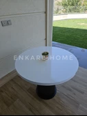 Enkare Mantar Ayaklı Yuvarlak Mdf Masa 90 cm - 5