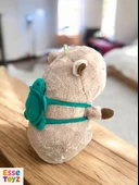Sevimli Capybara Peluş yumuşacık dostunuz (33 cm) thumbnail 2