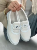 Günlük Kadın Spor Ayakkabı Lastik Bağcık Fileli Hava Alabilen Rahat Kaymaz Taban Sneaker 3005 - 2