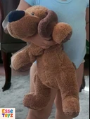 45 cm Yatan Köpek Peluş Oyuncak – Yumuşak Uyku ve Oyun Arkadaşı Peluş Yastık | Çocuklar İçin Sevimli ve Güvenli Hediye thumbnail 3