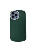 Nettech  İphone 13 Pro Max Uyumlu Silindir Camera Seri Arka Koruma Kılıf - Yeşil - 1