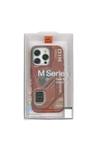 Nettech  İphone 16 Pro Uyumlu Nt-n043 Magsafe Lüx Arka Koruma Kılıf - Kahverengi - 3