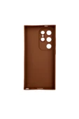 Nettech  Samsung Galaxy S24 Ultra Uyumlu Maskot Seri Arka Koruma Kılıf - Kahverengi - 2