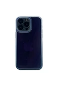 Nettech  Apple Iphone 15 Pro Uyumlu Kamera Korumalı Yıldız Elmas Seri Arka Koruma - Siyah - 1