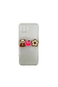 Nettech  Oppo Reno 4 Lite Uyumlu Maskot Seri Arka Koruma Kılıf - Şeffaf - 1