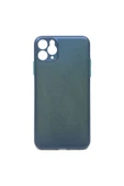 Nettech  Apple Iphone 11 Pro Max Uyumlu Karbon Seri Arka Koruma Kılıf - Lacivert - 1