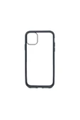 Nettech  Apple Iphone 11 Pro Uyumlu Crystal Hybrid Seri Arka Koruma Kılıf - Siyah - 1