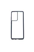 Nettech  Samsung Galaxy S21 Plus Uyumlu Crystal Hybrid Seri Arka Koruma Kılıf - Mavi - 1