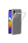 Nettech  Samsung Galaxy A01 Core Uyumlu Lüx Seri Kamera Korumalı Arka Koruma Kılıf - Şeffaf - 1