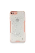 Nettech  Apple Iphone 7 Plus Uyumlu Platin Simli Arka Koruma Kılıf - Karışık/çok Renkli - 5