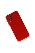 Nettech  Samsung Galaxy A22 4g Uyumlu Nano Silikon Arka Koruma Kılıf - Kırmızı - 2