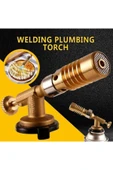 Depolife kaynakcı Pürmüz 1300 derece alev gazlı Torch alev tabancası Prinç Tamirci Kaynak Başlığı - 1