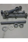 Depolife tij somun rondela seti 4 Adet Somunlu Saplama rondelalı Set 100mm - 3