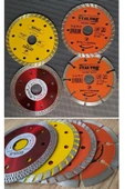Depolife Mermer Granit Seramik Beton Taş Kesici Disk Seti 115mm Kesme Daire Disk Bıçak Takımı 4 Parça - 3