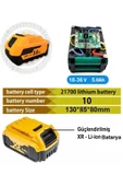 Depolife Şarjlı Matkap Için Yedek Batarya 18v 21v 36v Volt Şarjlı Makine Aküsü 10lu 18650 pil grubu 5.0 Amper - 2