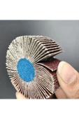 Depolife Mop Zımpara Saplı Silindir Zımpara Seti 5 Parça 60 Kum Daire Zımpara Takımı Ahşap Metal Zımparalama - 2