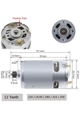 Depolife şarjlı Matkap motoru RS550 DC Motor 12V mikro Motor Akülü Matkap motoru 12 diş çarklı - 4