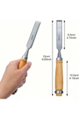 Depolife Ahşap Keski Seti 5li Iskarpela Keskin Vanadiyum çelik Ahşap oyma Alet Takımı Ahşap Saplı Ergonomik - 6