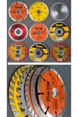 Depolife Ahşap Metal Mermer Granit Seramik kesici disk Seti Kesme Zımparalama Daire Disk Bıçak Takımı 115mm - 6