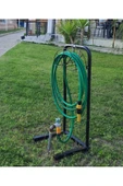 Depolife Hortum Toplama Aparatı Bahçe Su Hortumu Dolama Makarası Standlı Metal Hortum Dolama - 3
