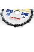 Depolife Zincirli Ahşap Oyma Ve Işleme Diski 115 Mm Talaş alma Zımpara bıçaklı disk - 7