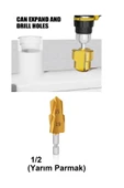 Depolife Pvc Boru Havşası 1/2 Pprc Boru Onarımı Için Rayba Matkap Uc Kutulu Boru Tamir Delme Genişletme Tıraş - 7