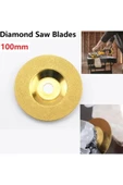 Depolife Titanyum Elmas Taşlama Zımparalama diski Cam Granit Mermer Pah Kesme Matal Bileme Silindiri 100mm - 7