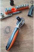 Depolife Cırcır Kollu Lokma Anahtarı 1/2 ve 3/8 Fonksionel lokma anahtarı 2si bir arada cırcırlı kol - 4